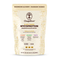 ChagaRoot mycoprotein supplement package on a white background functional mushrooms myceliated protein nutritional supplement 