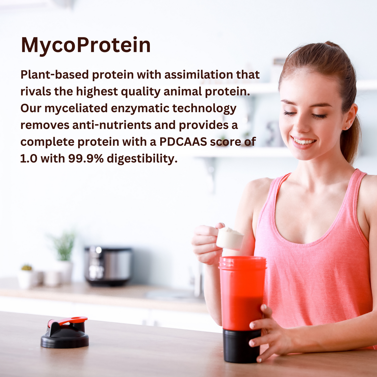MycoProtein Plant-Based Mushroom Protein Powder