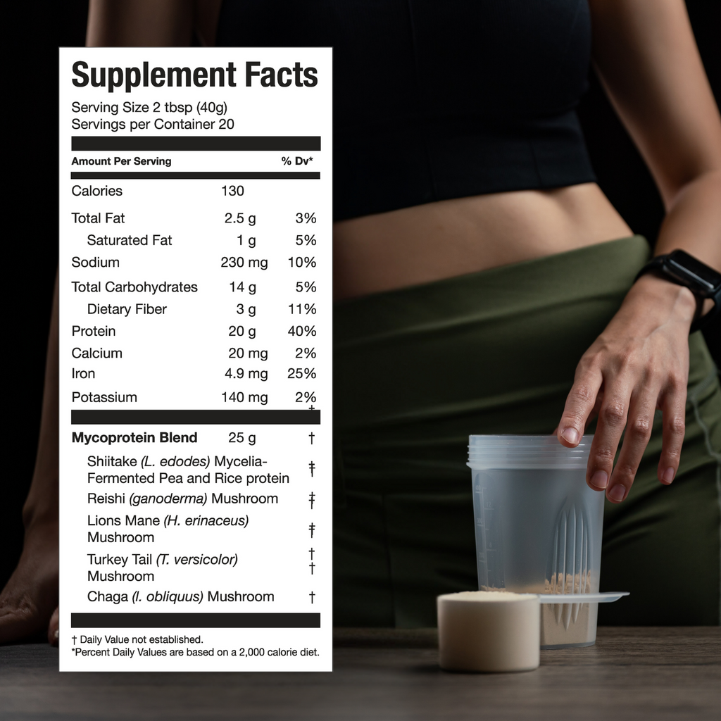MycoProtein Plant-Based Mushroom Protein Powder