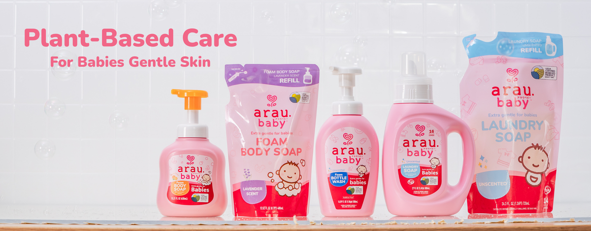 Arau Baby, plant-based baby care from the Saraya USA family of brands
