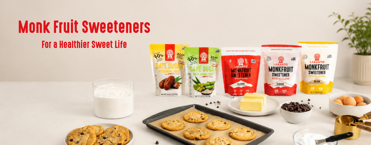 Lakanto monk fruit sweeteners from the Saraya USA family of brands